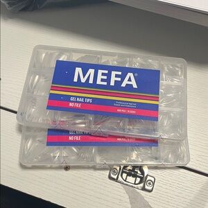 600 Pcs Gel Nail Tips Almonds Shorts Clear.